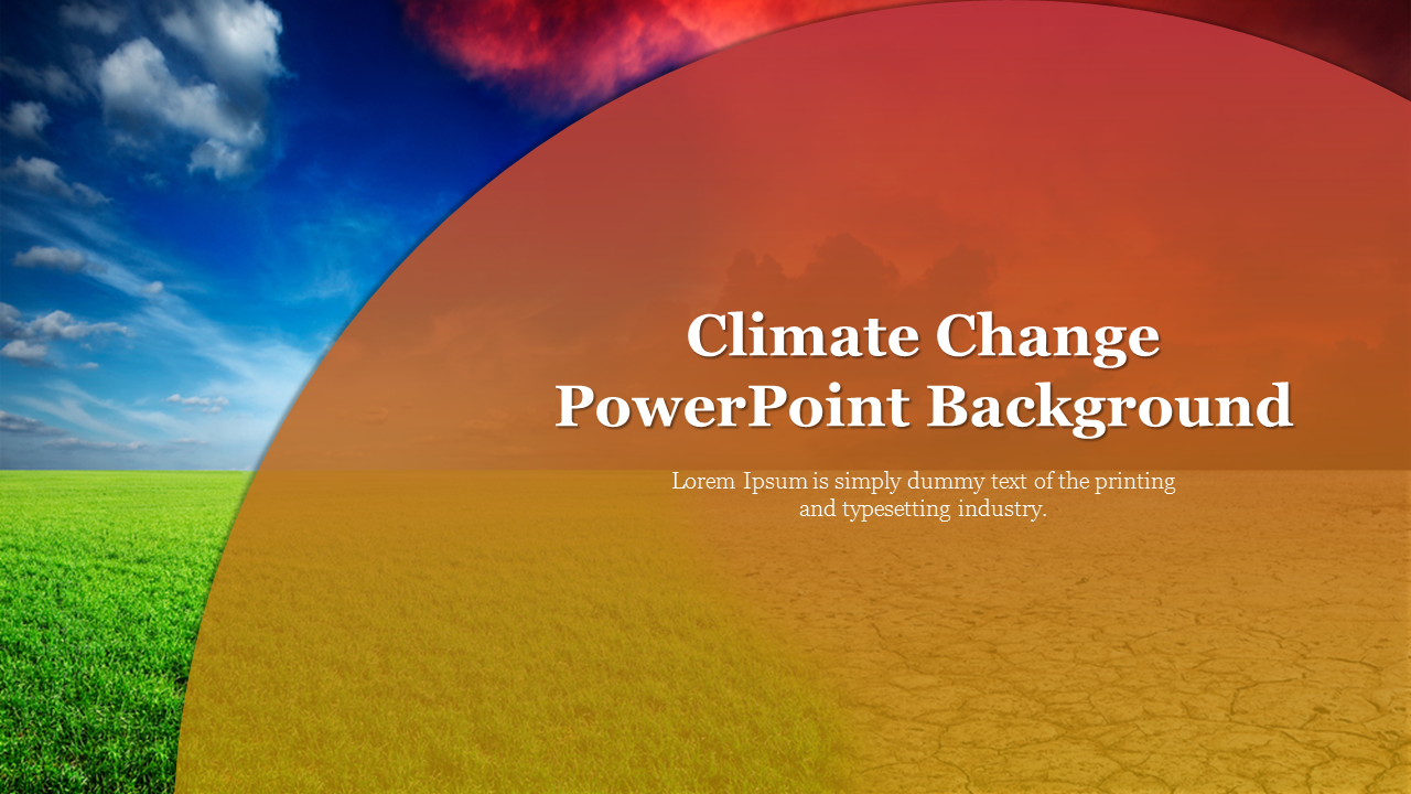 Climate Change PowerPoint Background